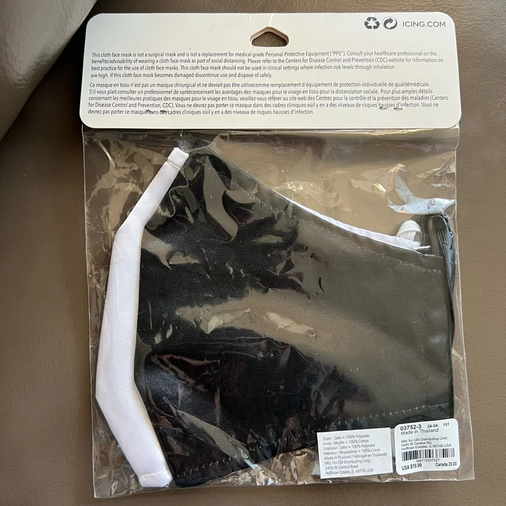 Black “Groom” 🤵‍♂️and White “Bride” 👰‍♀️ Bridal 🤍 Face Mask 😷, Set of 2!